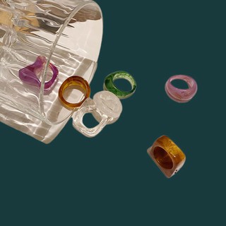 ภาพหน้าปกสินค้าแหวนเรซิน หลากสี สําหรับผู้หญิง ซึ่งคุณอาจชอบสินค้านี้