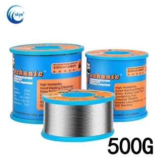 MECHANIC WZ-100 Rosin Core Solder Wire 500g 0.5/0.6/0.8  Low Melting Point Welding Tin Wire BGA Soldering Tool for Elect