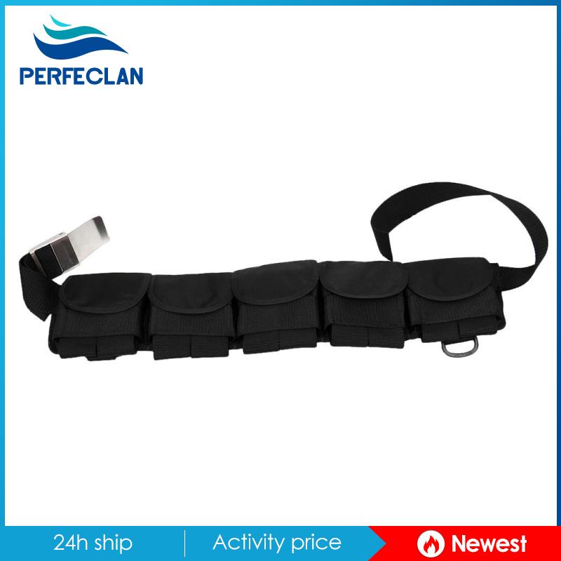 Scuba Diving Weight Belt with Pockets Quick Release Buckle Strap 4 ...