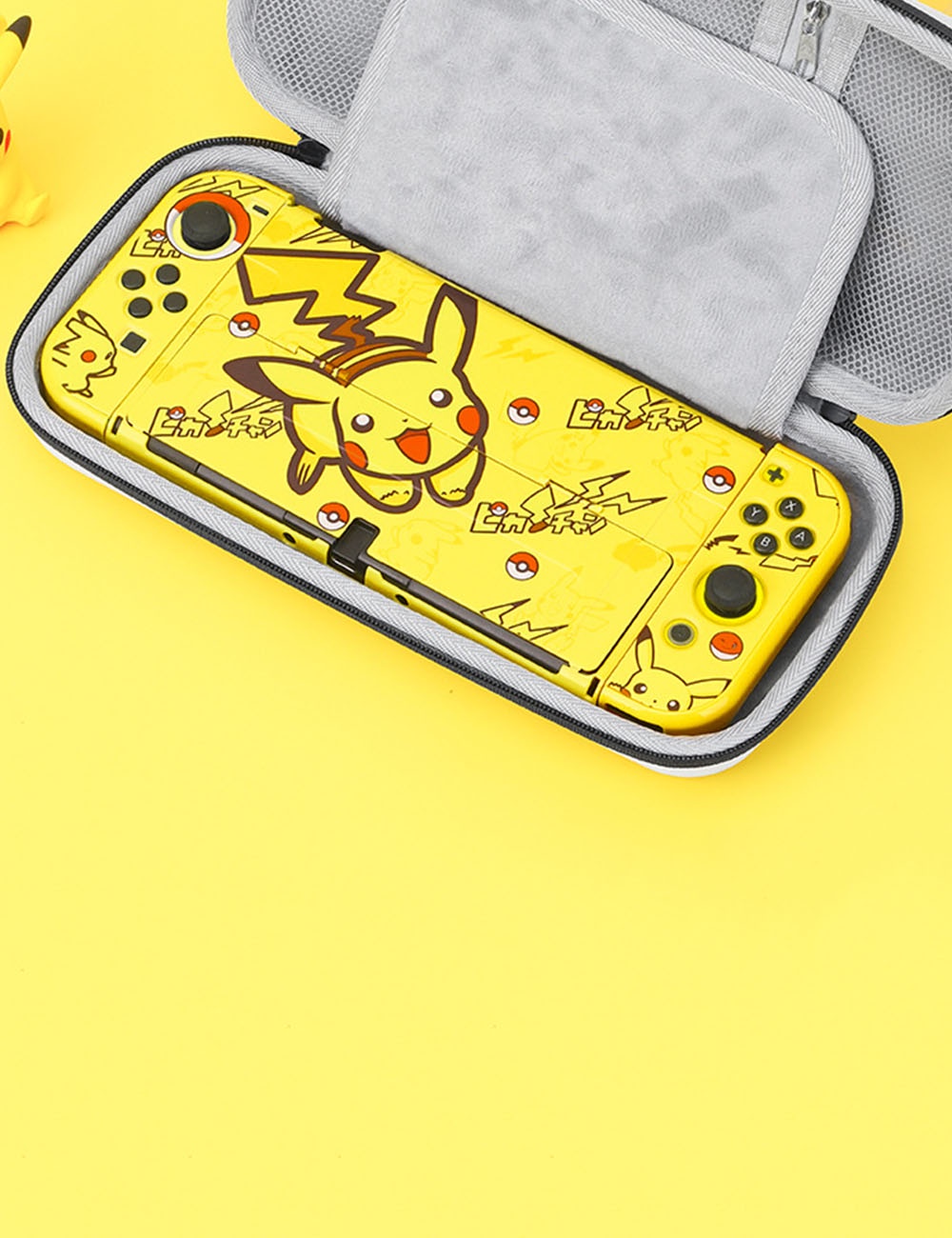 รายละเอียดเพิ่มเติมเกี่ยวกับ เคสแข็ง ลาย Mario Zelda CyberPunk Pikachu สําหรับ Nintendo Switch Oled