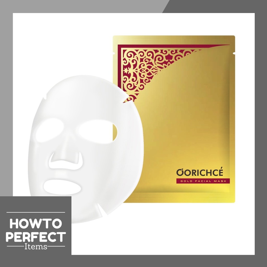 ภาพหน้าปกสินค้า((EXP03/22)) OORICHCE GOLD FACIAL MASK ออริเช่ มาส์กทองคำบริสุทธิ์ 99.99%