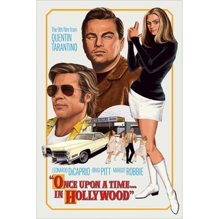 โปสเตอร์หนัง Once Upon a Time in Hollywood กาลครั้งหนึ่งในฮอลลีวู้ด โปสเตอร์ Poster รูปภาพ ภาพติดผนัง โปสเตอร์ภาพพิมพ์