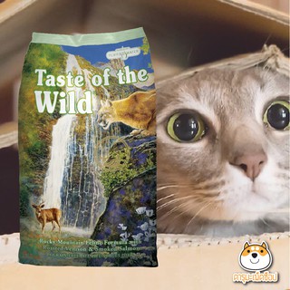 😽ขนนุ่ม อ้วนไว😽 อาหารแมว ROCKY Taste of the Wild with Roasted Venison &amp; Smoked Salmon 680กรัม