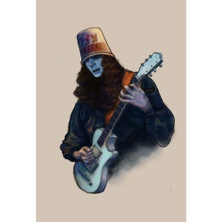 โปสเตอร์ Buckethead บัคเก็ตเฮด Music Poster แต่งคอนโด ตกแต่งห้อง รูปภาพติดห้อง รูปภาพ ตกแต่งผนัง ของขวัญ โปสเตอร์ติดผนัง