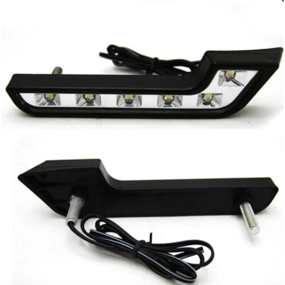 lovbag-ไฟเดย์ไลท์ติดรถยนต์-led-6-ดวง-daytime-running-light-drl-12v-แสงสีขาว-จำนวน-1-ชุด