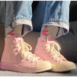 Converse Chuck Taylor All Star 1970s Ox รองเท้าผ้าใบลําลอง ไล่โทนสี สีม่วง สําหรับสตรี -1009