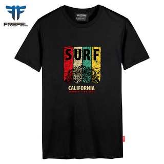 [S-5XL]FreFel เสื้อยืด เสื้อแขนสั้น เสื้อผ้าผู้ชาย T-Shirts Cotton100% รุ่น Ts-018