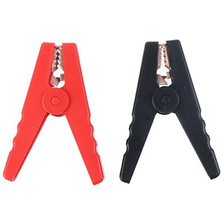 ปากคีบแบตเตอรี่ Practical 100A 90mm Electrical Crocodile Alligator Car Battery Micro Insulated Clips Clamps Connector