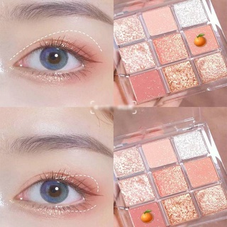 TIK POP พาเลตอายแชโดว์ 9สี สีสวย ติดทน ของแท้100%