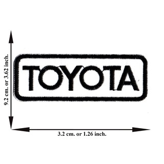 ตัดรีด ตัวรีดติดเสื้อ อาร์มปัก ติดเสื้อปัก ปักเสื้อ DIYลาย TOYOTA3