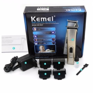 Kemei รุ่น KM-5017 แบตเตอเลี่ยน แบตตาเลี่ยน บัตตาเลี่ยนตัดผมไร้สาย ตัดผมไร้สาย เครื่องโกนผม เครื่องตัดผม ที่ตัดผม