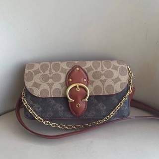💥Coach Beat Crossbody Clutch In Signature Canvas With Horse And Carriage Print