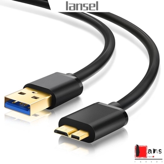 ภาพหน้าปกสินค้าLansel สายเคเบิลฮาร์ดไดรฟ์ภายนอก USB 3.0 Type-A เป็น Micro B ความเร็วสูง 0.5 ม. 1 ม. คุณภาพสูง ที่เกี่ยวข้อง