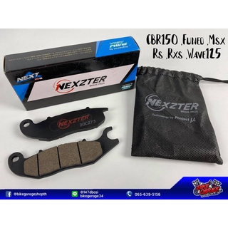 ผ้าเบรคหน้า Nexzter CBR150/FUNEO/MSX/RS/RXS/WAVE-125