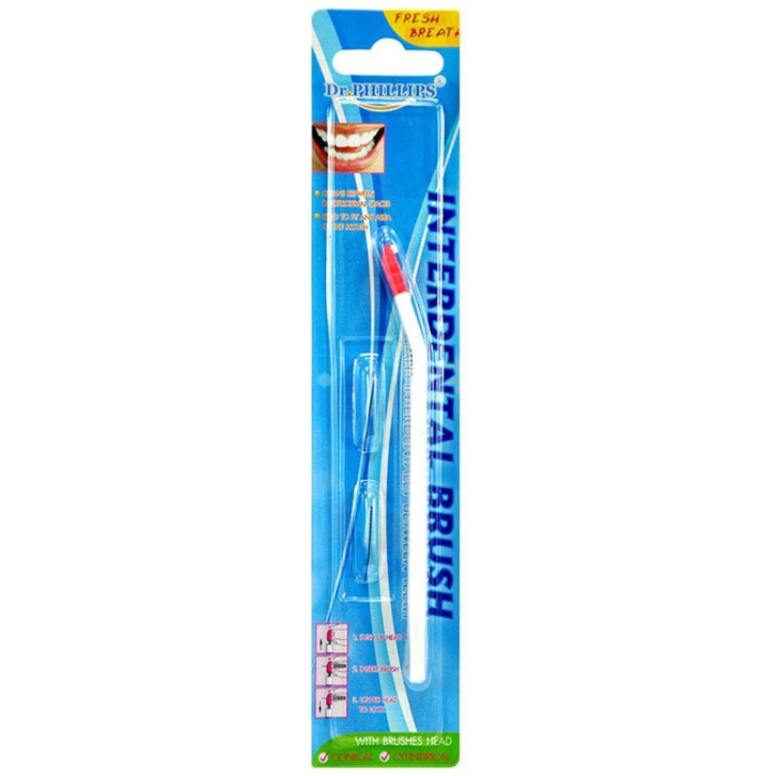 dr-phillips-แปรงซอกฟัน-interdental-brush-made-in-usa