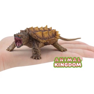 Animal Kingdom - โมเดลสัตว์ เต่าอัลลิเกเตอร์ น้ำตาล ขนาด 15.00 CM (จากสงขลา)