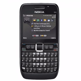 โทรศัพท์มือถือโนเกียปุ่มกด NOKIA E63  (สีดำ)  3G/4G รุ่นใหม่2020