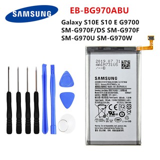 SAMSUNG Original แบตเตอรี่ Samsung Galaxy S10E S10 E G9700 SM-G970F/DS SM-G970F SM-G970U SM-G970W EB-BG970ABU