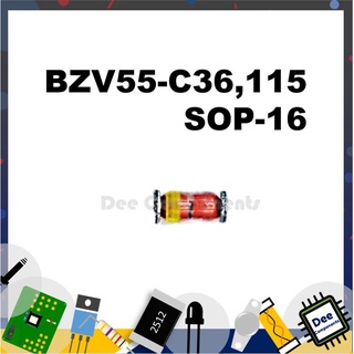 BZV55 Diodes &amp; Rectifiers SOD-80C-2 36 V -65°C TO 200°C BZV55-C36,115 NXP 1-4-32