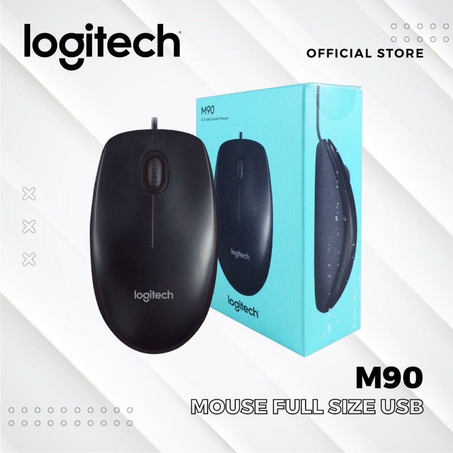 Logitech M90 เมาส์แบบมีสาย | Shopee Thailand