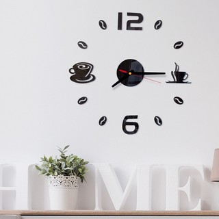 ภาพขนาดย่อของภาพหน้าปกสินค้านาฬิกาติดผนัง 3D Acrylic Wall Clock Sticker Modern สติกเกอร์ นาฬิกา diy ติดผนัง แต่งร้านค้า แต่งร้านกาแฟ จากร้าน stickerlife บน Shopee