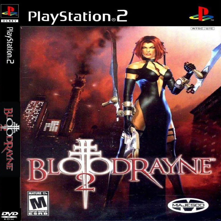 แผ่นเกมส์-ps2-แนะนำ-bloodrayne-2-usa