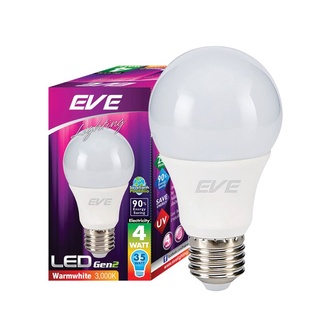 Chaixing Home หลอดไฟ LED 4 วัตต์ Warm White EVE LIGHTING รุ่น LED A60 GEN2 E27