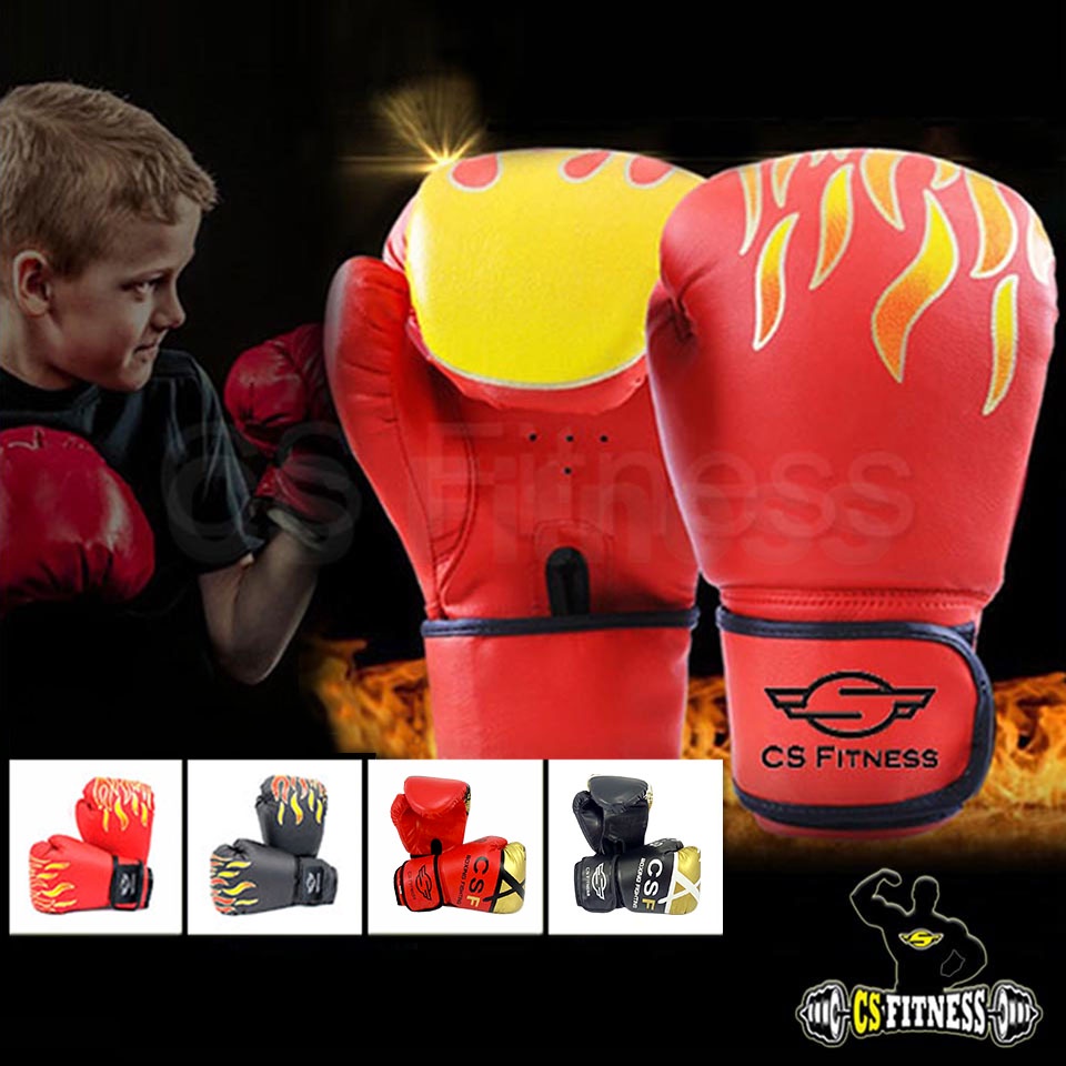 ภาพหน้าปกสินค้านวมชกมวยเด็ก Kids Boxing Glove 5-8 Oz จากร้าน csfitness บน Shopee