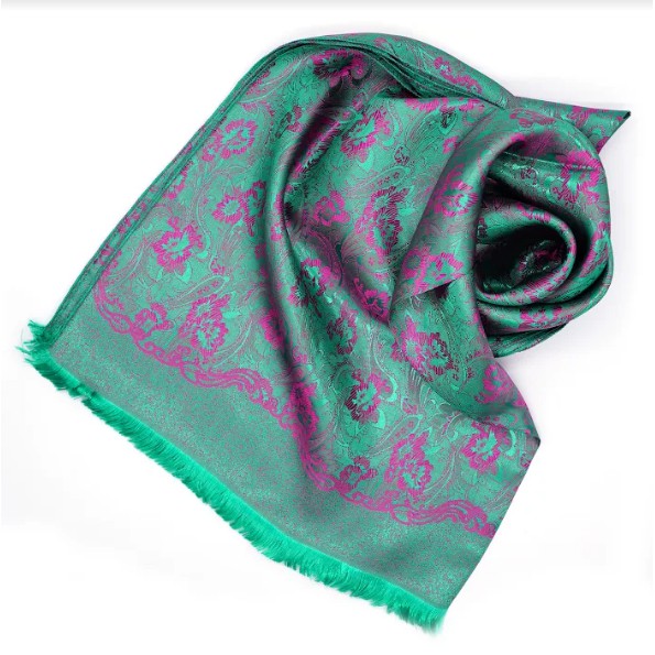 new-thai-silk-ดอกไม้-ผ้าพันคอ-ผ้าไหมไทย-ทอลาย-สำหรับเป็นของชำร่วยดอกไม้-ผ้าพันคอ-ผ้าไหมไทย-รูปแบบการสานของที่ระลึก