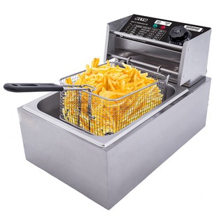 OTTO หม้อทอดไฟฟ้า DF-377 เตาทอดไฟฟ้า หม้อทอด หม้อทอดไฟฟ้าเพื่อการพาณิชย์ หม้อทอดไฟฟ้าอเนกประสงค์ เตาทอดสแตนเลส