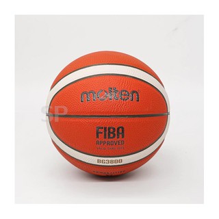 ภาพขนาดย่อของภาพหน้าปกสินค้าลูกบาสเกตบอล Basketball Molten BG3800 ลูกบาสบาสหนัง เบอร์7 100% มี มอก. (ราคา/ลูก) จากร้าน warm501 บน Shopee