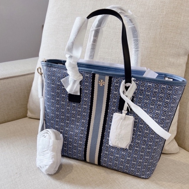 Tory burch gemini link tote deals navy