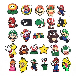 ภาพหน้าปกสินค้าเข็มกลัด ลายการ์ตูน Super Mario croc Jibbits Charm Mario Game Jibitz croc น่ารัก สไตล์เกาหลี เครื่องประดับ สําหรับผู้หญิง ซึ่งคุณอาจชอบราคาและรีวิวของสินค้านี้