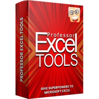 ภาพหน้าปกสินค้า🔥 Professor Excel Tools [ตัวเต็ม] [ถาวร] Add-in สำหรับ Excel รวมสูตรและฟังก์ชั่นมากมาย 🔥 ที่เกี่ยวข้อง