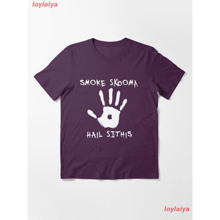 smoke-skooma-hail-sithis-essential-t-shirt-เสื้อยืดผู้ชาย-ลายการ์ตูนพิมพ์ลายเสื้อลายการ์ตูนผู้หญิง-เสื้อคอกลม-สินค้าพร้อ