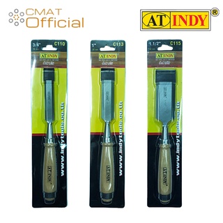 AT INDY สิ่วด้ามไม้ Wood Chisel Wooden Handle ขนาด1" , ขนาด1.1/2" , ขนาด3/4"