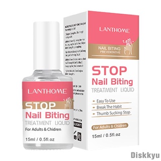 Nail Biting Deterrent, Prevent Nail Biting & Thumb Sucking No Bite Nail Polish, for Kids Children Brush Tip design