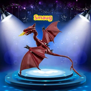 Smaug Giant Dragon Minifigures Hobbit บล็อคตัวต่อของเล่นสําหรับเด็ก