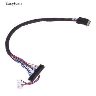 Easyturn สายเคเบิล I-Pex 20453-040T-11 40Pin 2ch 6bit Lvds สําหรับแผงหน้าจอ Led Lcd 10.1-18.4 นิ้ว
