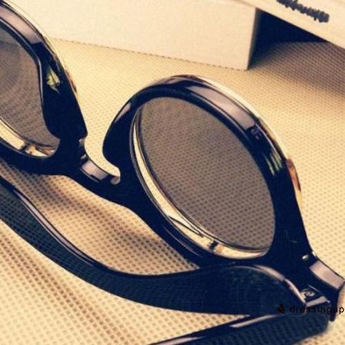 แว่นตากันแดด-สไตล์วินเทจ-สีดำ