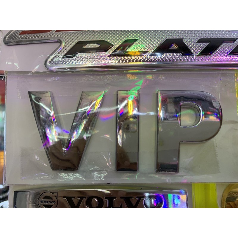 vip-อักษร-hundai-h1-รถตู้-ฝาท้าย-โครเมียม-chrome-วีไอพี