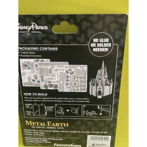 จิ๊กซอว์-โมเดล-ตัวต่อ-3มิติ-cinderella-castle-3d-puzzle-metal-model-kits-ส่งฟรี