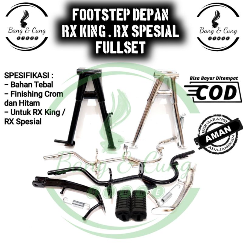 Step Footstep Postep Bastep ชุดพักเท้าหน้า Standard 2 Middle RX King ...