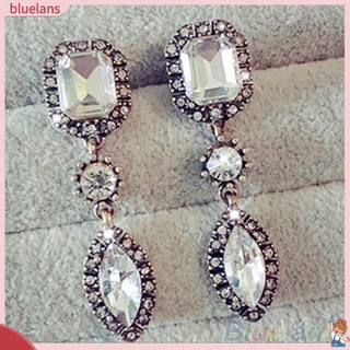ต่างหู Eardrop แบบห้อยจี้ทรงหยดน้ําสําหรับสตรีต่างหู