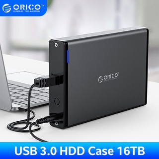 ภาพหน้าปกสินค้าORICO 7688US3 HDD Case สำหรับ 2.5/3.5 นิ้ว HDD/SSD กล่อง SATA ไปยัง USB 3.0 ฮาร์ดไดรฟ์ภายนอก Enclosure support 16TB ที่เกี่ยวข้อง