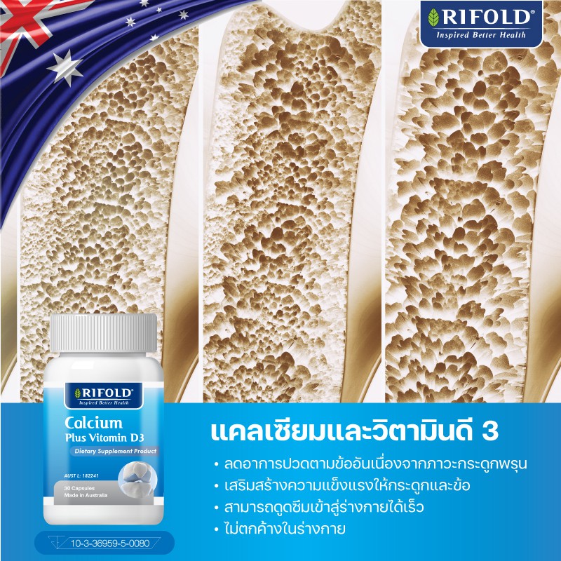 365-capsules-rifold-calcium-plus-vitamin-d3-บำรุงกระดูกด้วย-ลิขสิทธิ์แท้-จากประเทศออสเตรเลีย