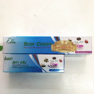 Ellar scar cream เอลล่า สการ์ ครีม ครีมลดรอยแผลเป็น (ครีมทาแผลเป็น)