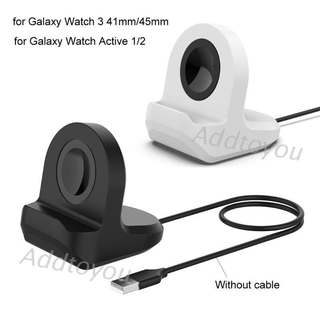 แท่นชาร์จซิลิโคนสําหรับ Samsung - Galaxy Watch 3 R 850 Active 1 / 2
