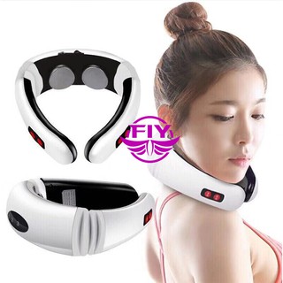 💥Neck Massager 💥เครื่องนวดคอไฟฟ้า ระบบอินฟาเรด ช่วยบรรเทาอาการปวดเมื่อย เครื่องนวดคอแบบสวมใส่ สำหรับผู้ที่มักมีอาการปวด