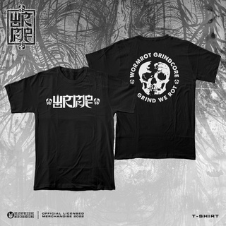 [100% Cotton] เสื้อยืด Dps ลาย Wormrot In Grind we Rot